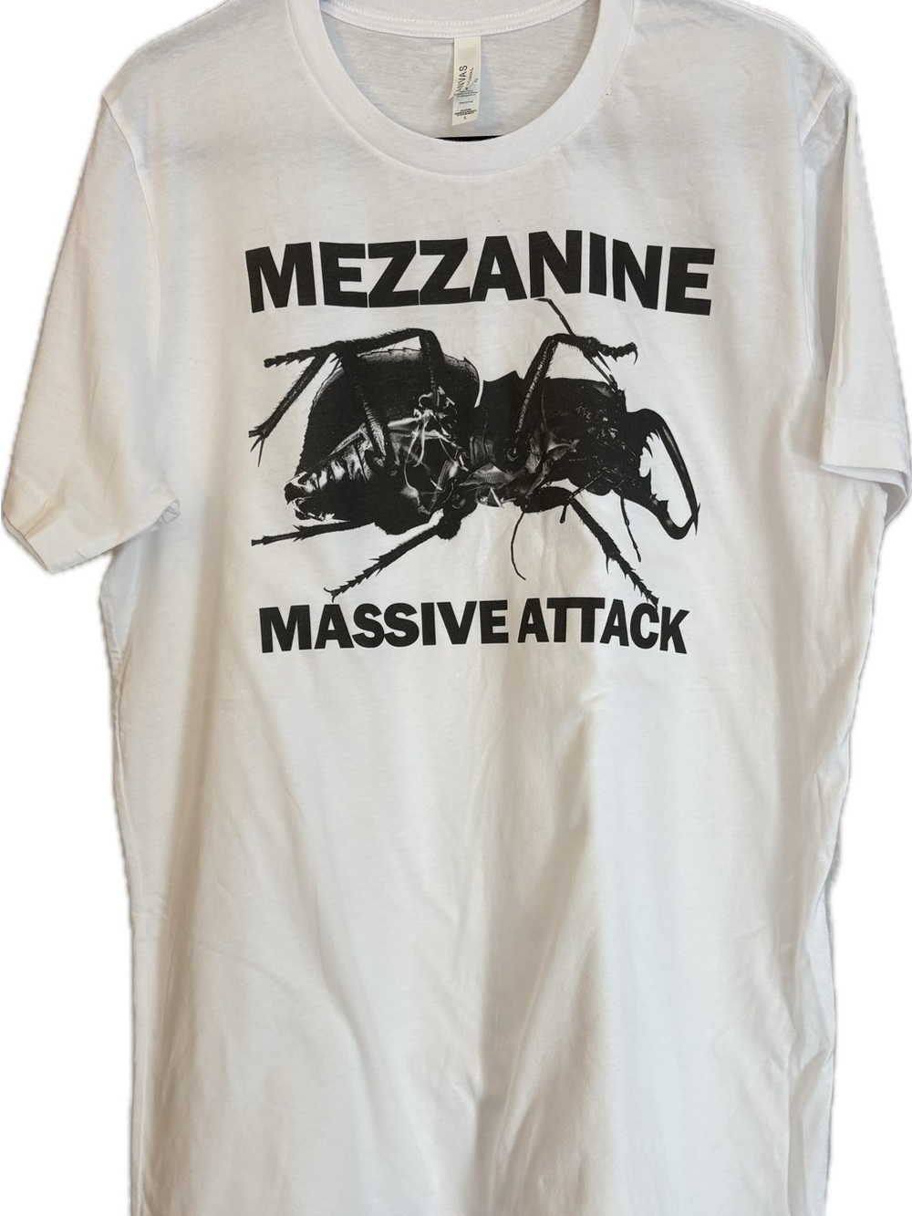 Mezzanine Massive Attack White Band Tee